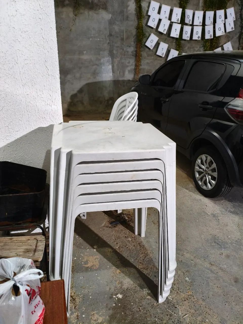 Mesas e cadeiras de plástico  - Foto 3