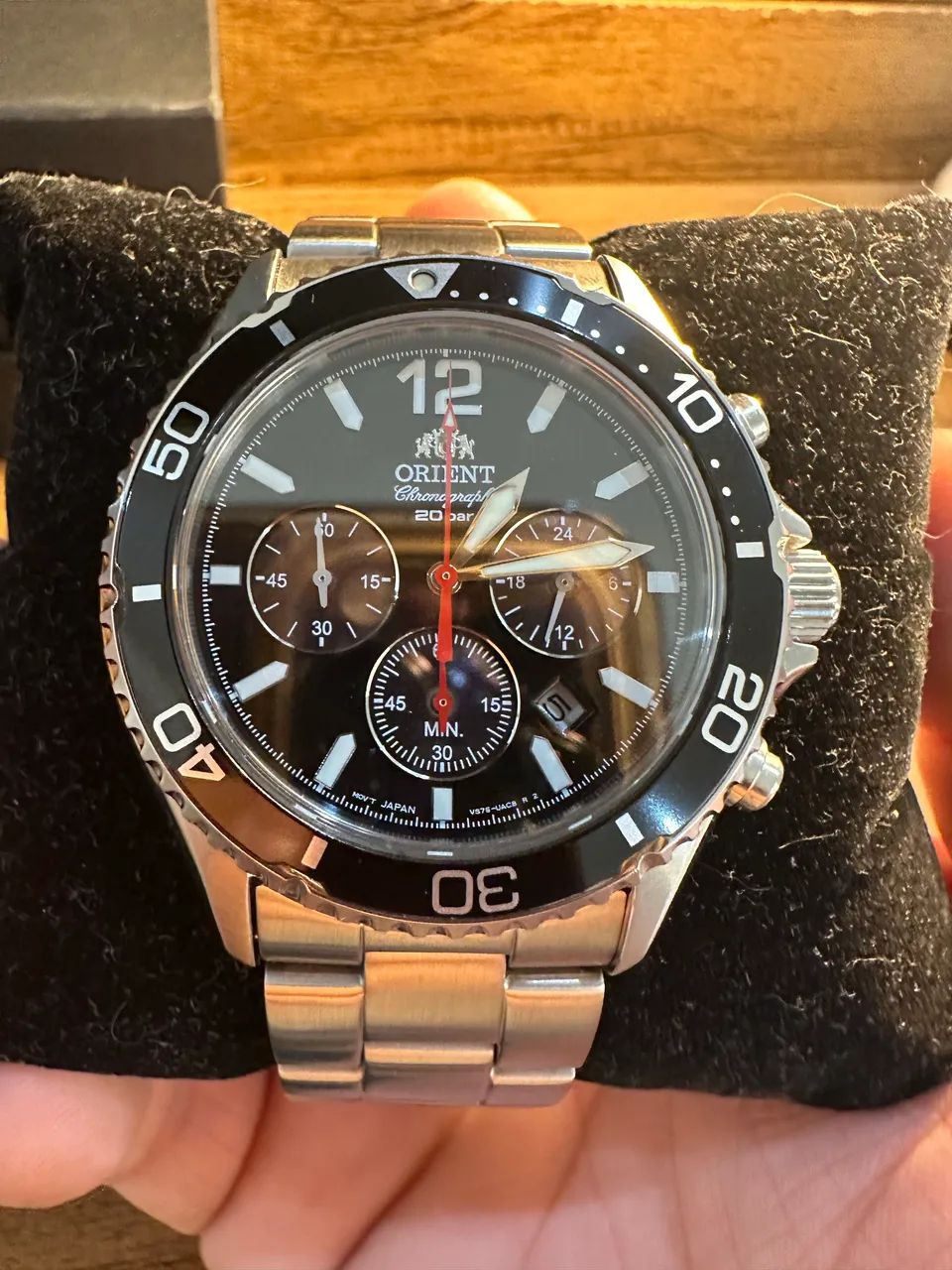 Relógio Orient Mako Chronograph Solar - Foto 3