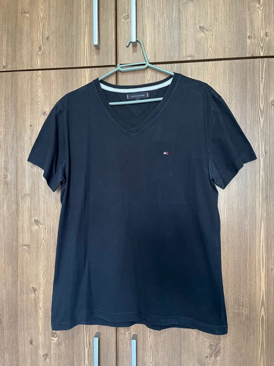 Camisa preta Tommy Hilfiger - Tam. P
