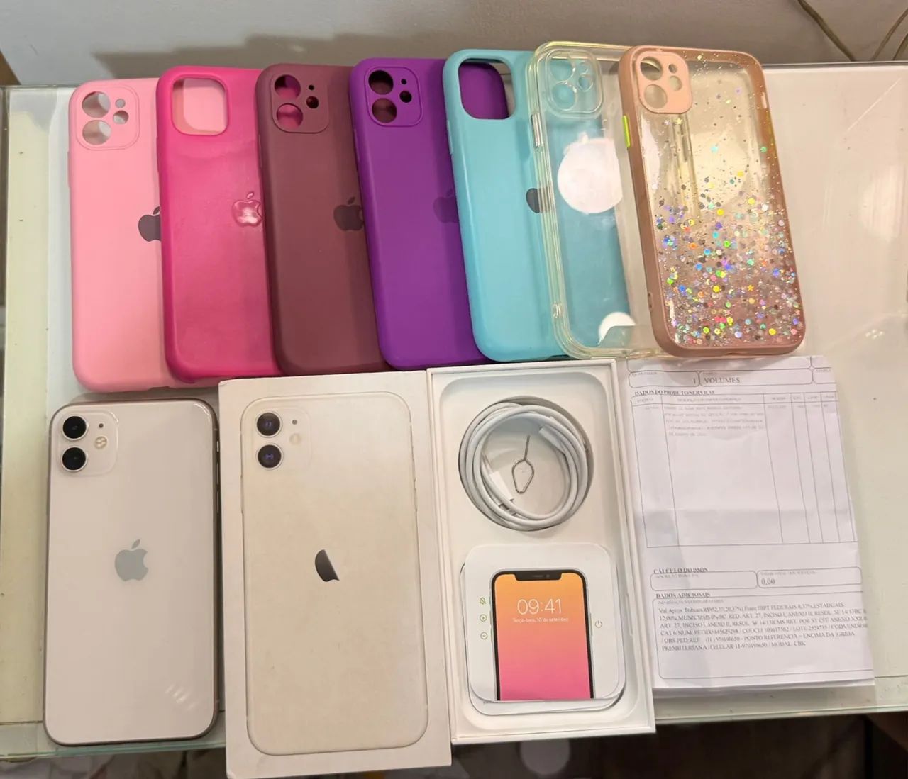 iPhone 11 64GB branco (todo original) nunca foi aberto - Foto 5