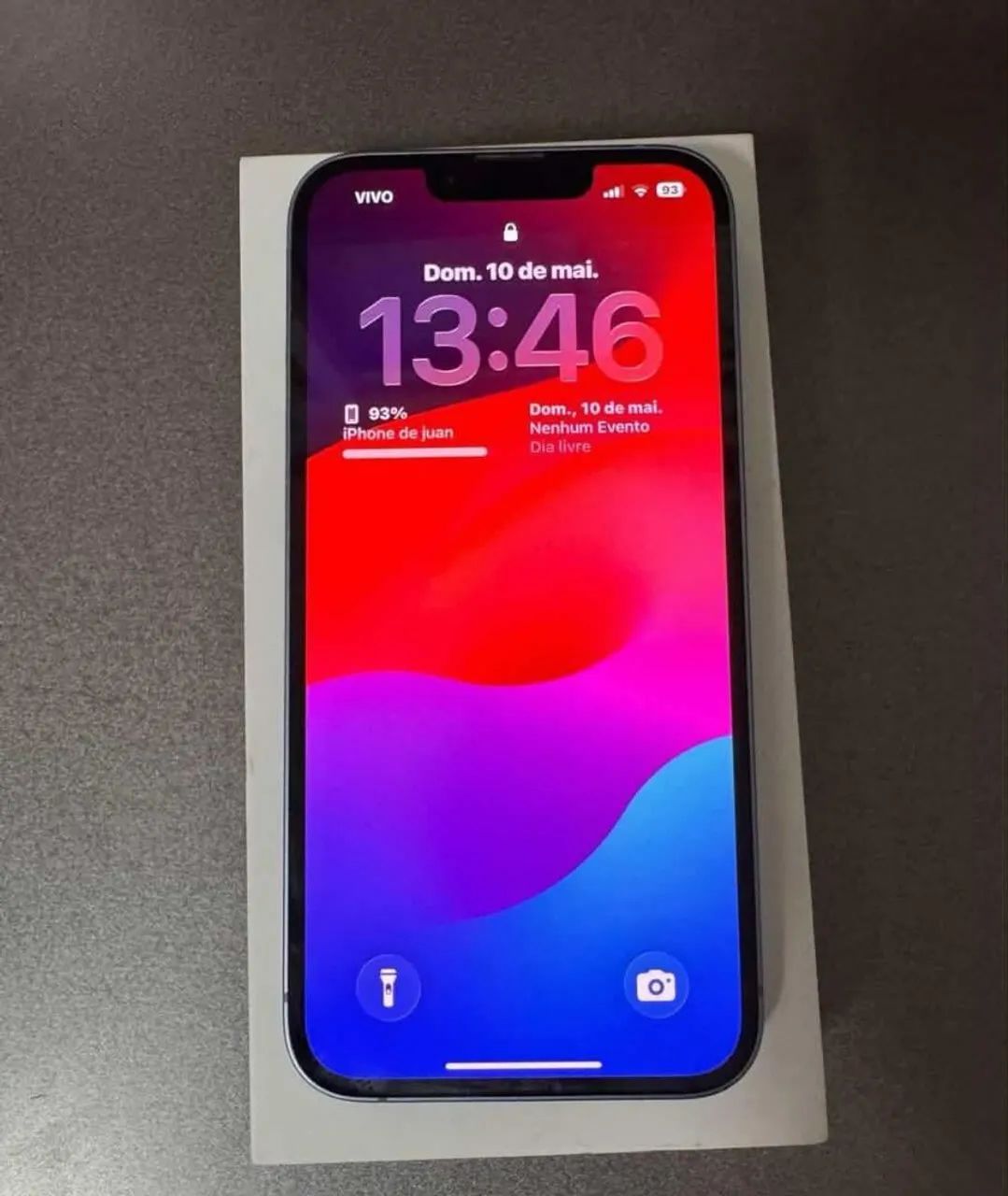 Iphone 14 128gb azul 88% Bateria completo com Caixa 