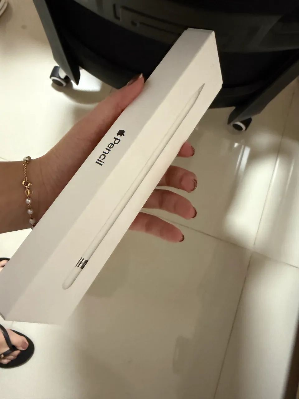 Caneta Apple Pencil 1a Geração Modelo A1603 Branco - Foto 2