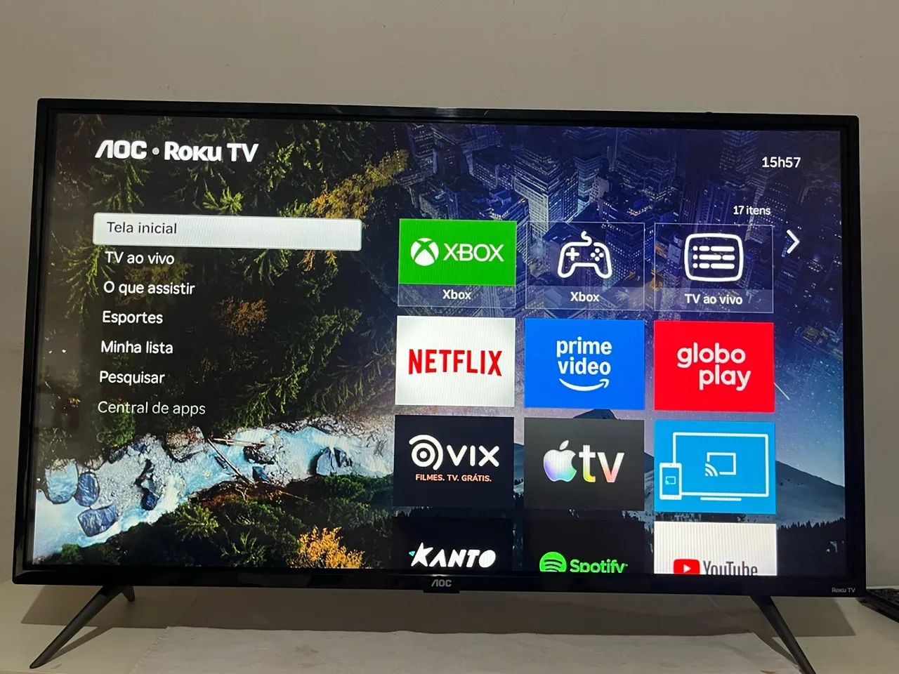 Vendo uma tv  AOC Rocu 43 polegadas smart 