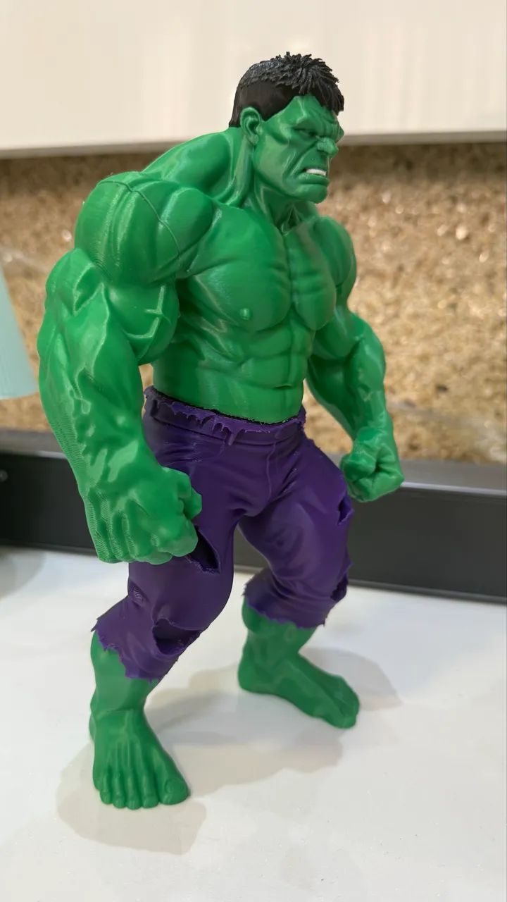 HULK COM 24 cm em 3d - Foto 4