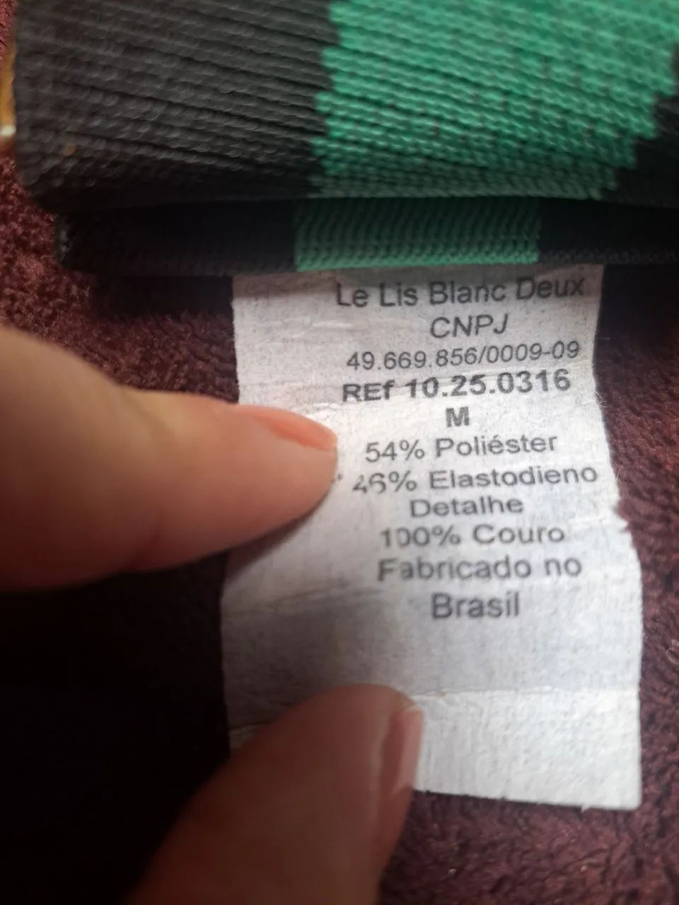 Cinto le lis blanc do p ao g de elástico e couro legítimo  - Foto 2
