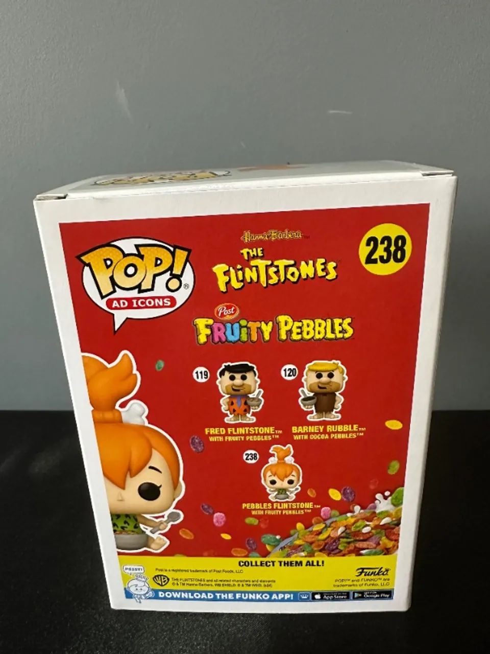 Funko Pop Pebbles Flintstone With Fruity 238  - Foto 4