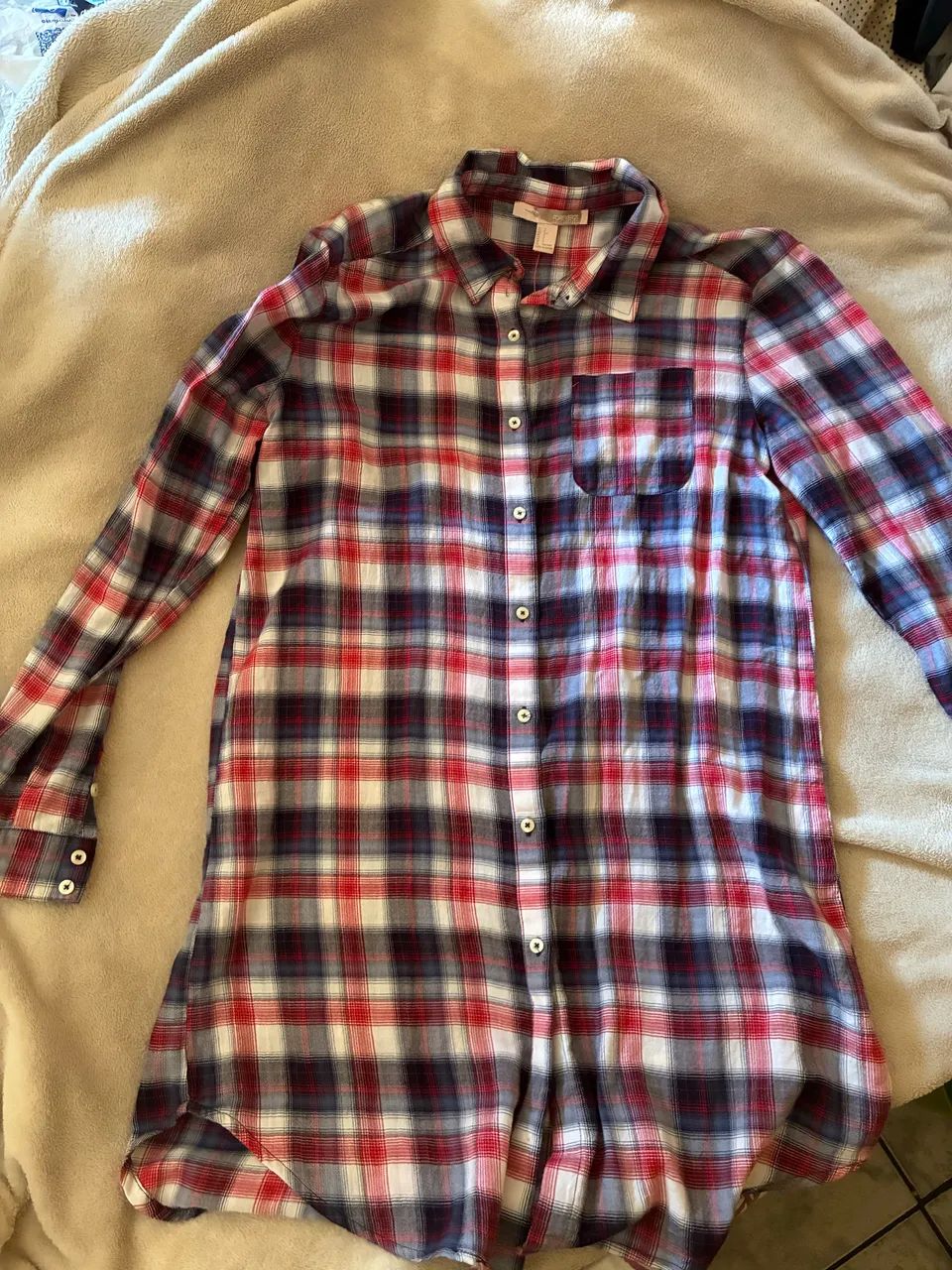 Blusa xadrez (Camisão)