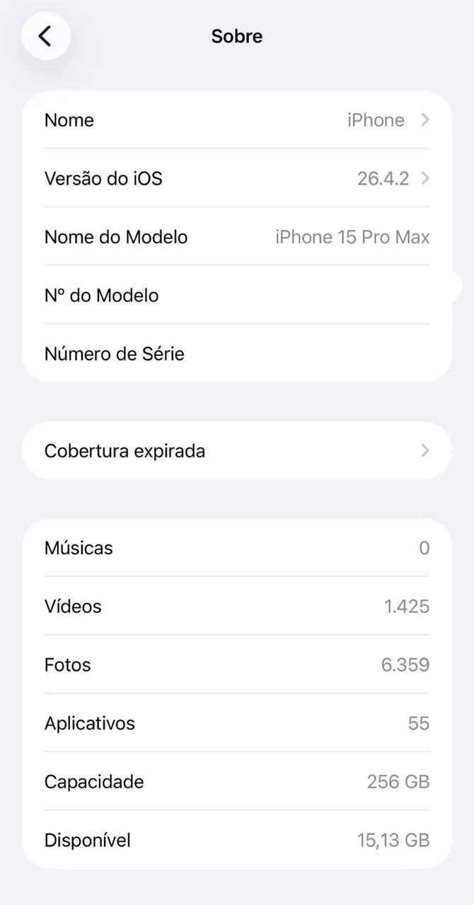 iPhone 15 Pro Max 256GB | Com Caixa | Excelente Estado | Face ID