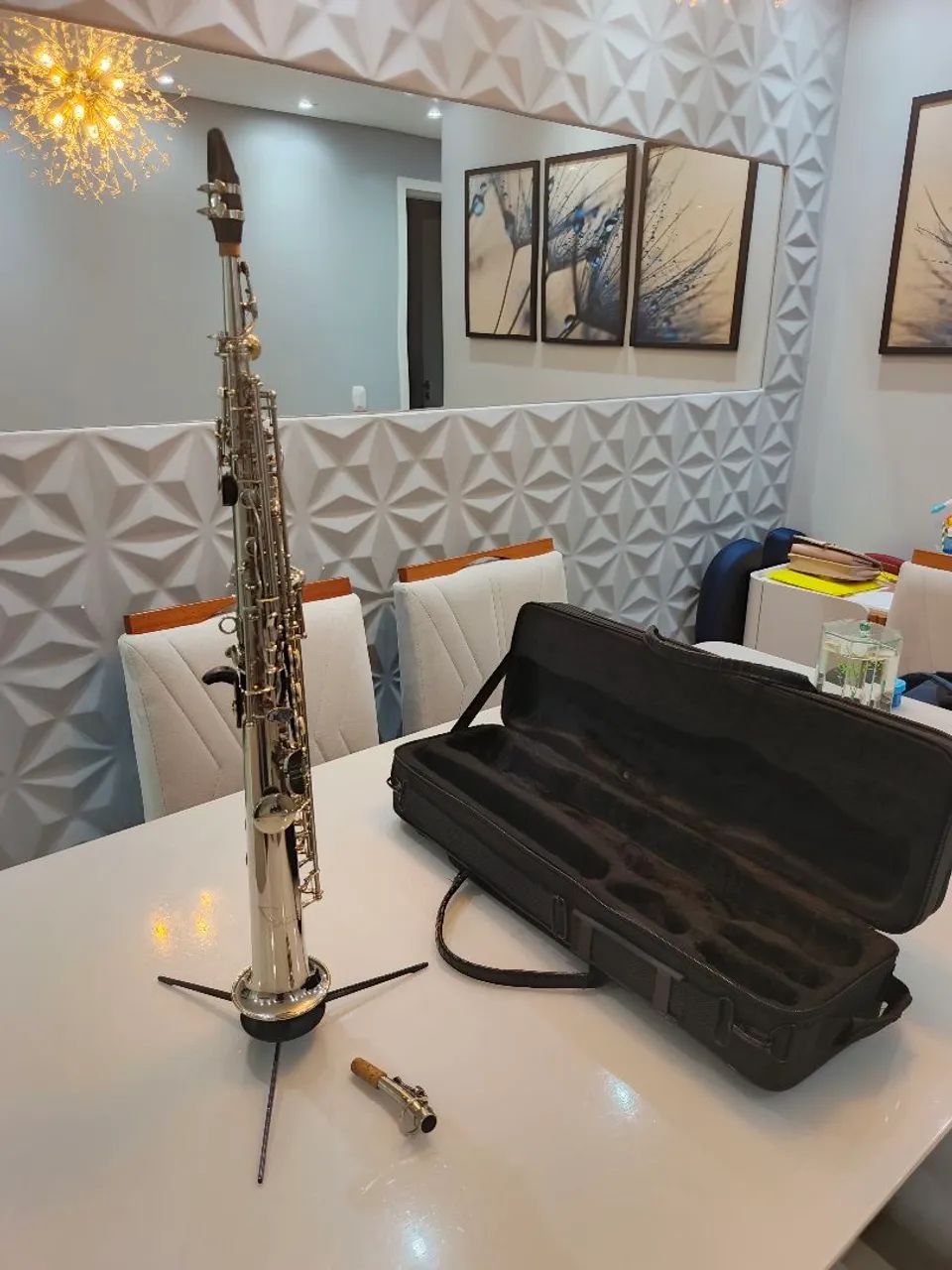 Sax soprano reto Eagle pré SP502 - Foto 5