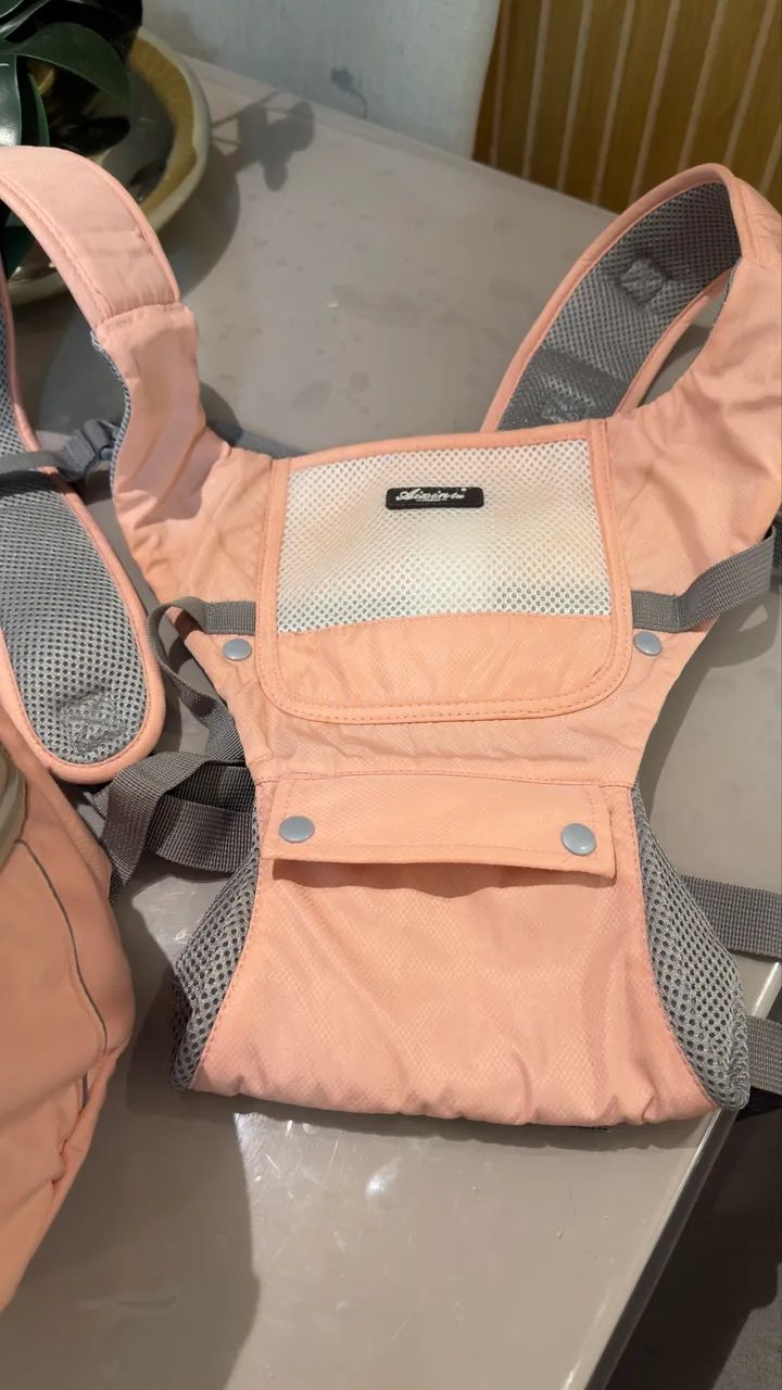 CANGURU Ergonômico para Bebê (Rosa) - Foto 2