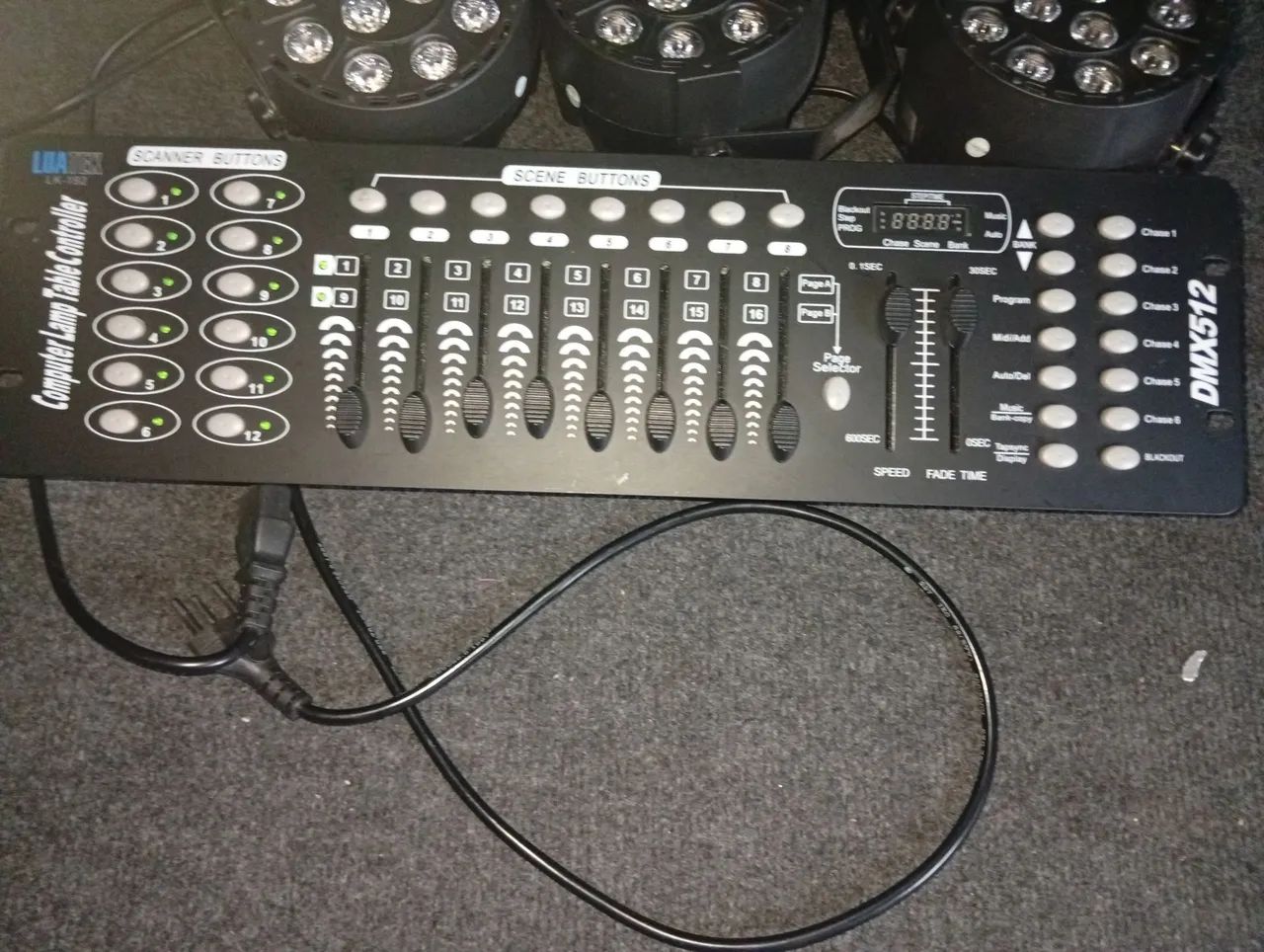 Kit de iluminação completo. Mesa DMX e Par Leds - Foto 3