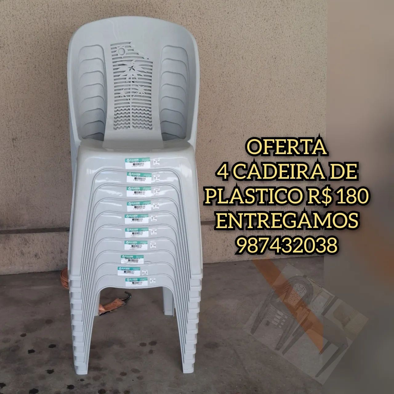 CADEIRA PLASTICA SEM B BRAÇO
