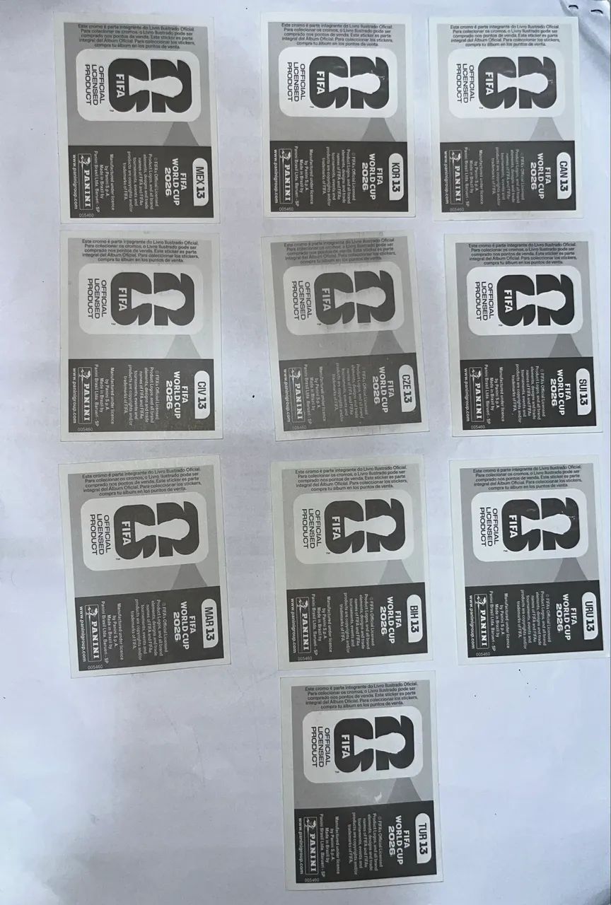 Figurinhas Copa 2026 - Diversas - Foto 2