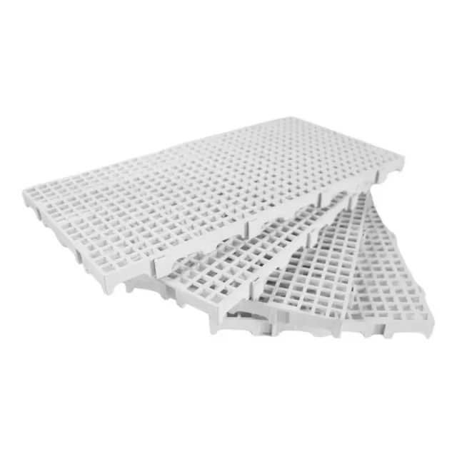 Pallet Estrado palet Piso de Plástico 25x50cm Palete Branco