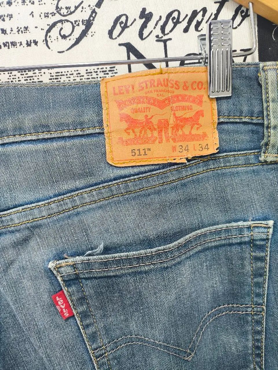 Calça Jeans Levi's 511 Tam 44 Cód 4594 Usado/Original  - Foto 3