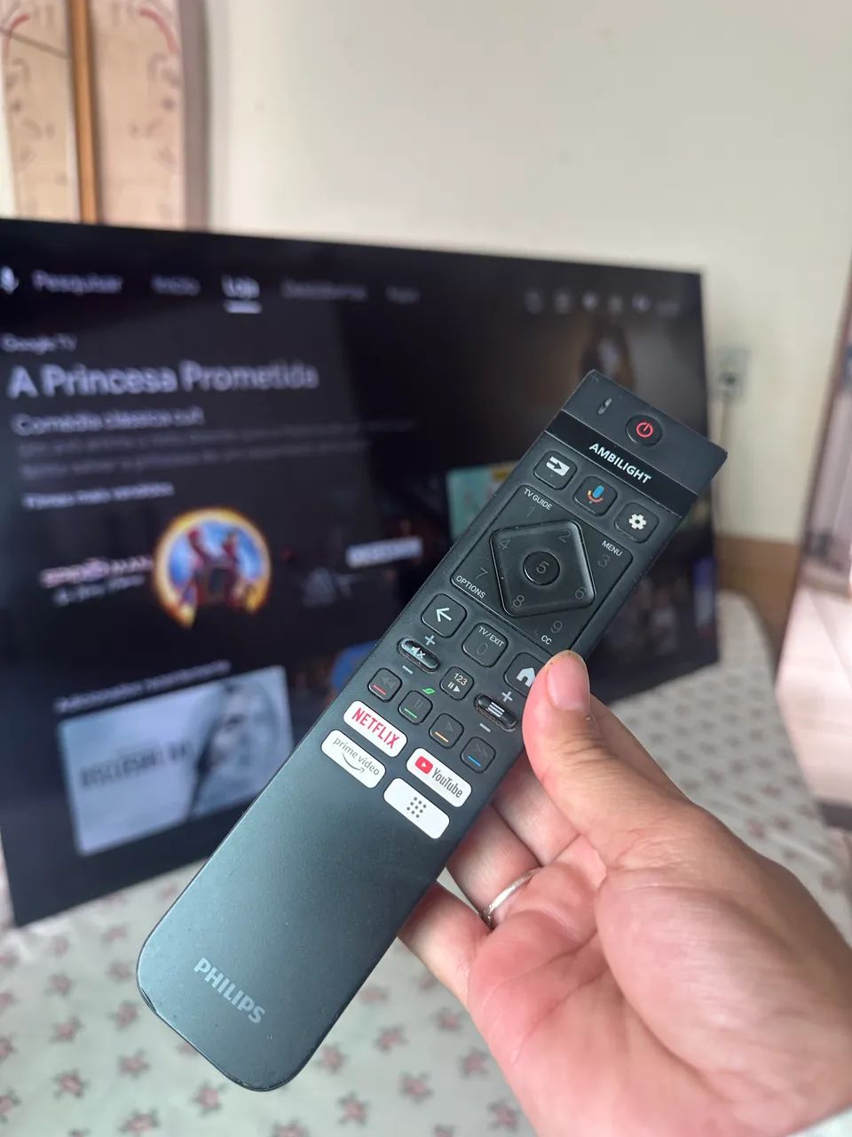 Smartv 55 4 k Philips Android preço de ocasião  - Foto 4
