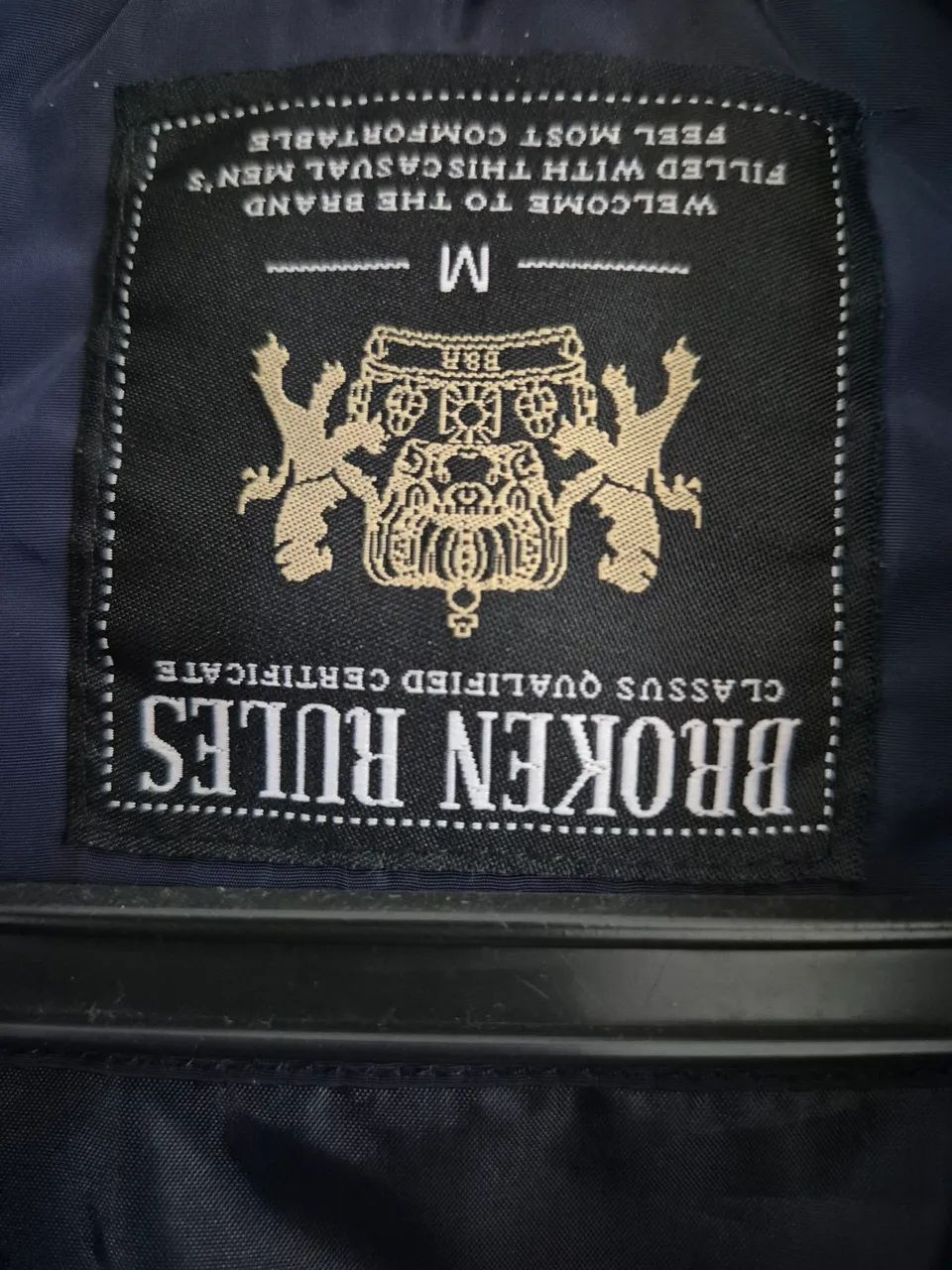 Colete de inverno masculino