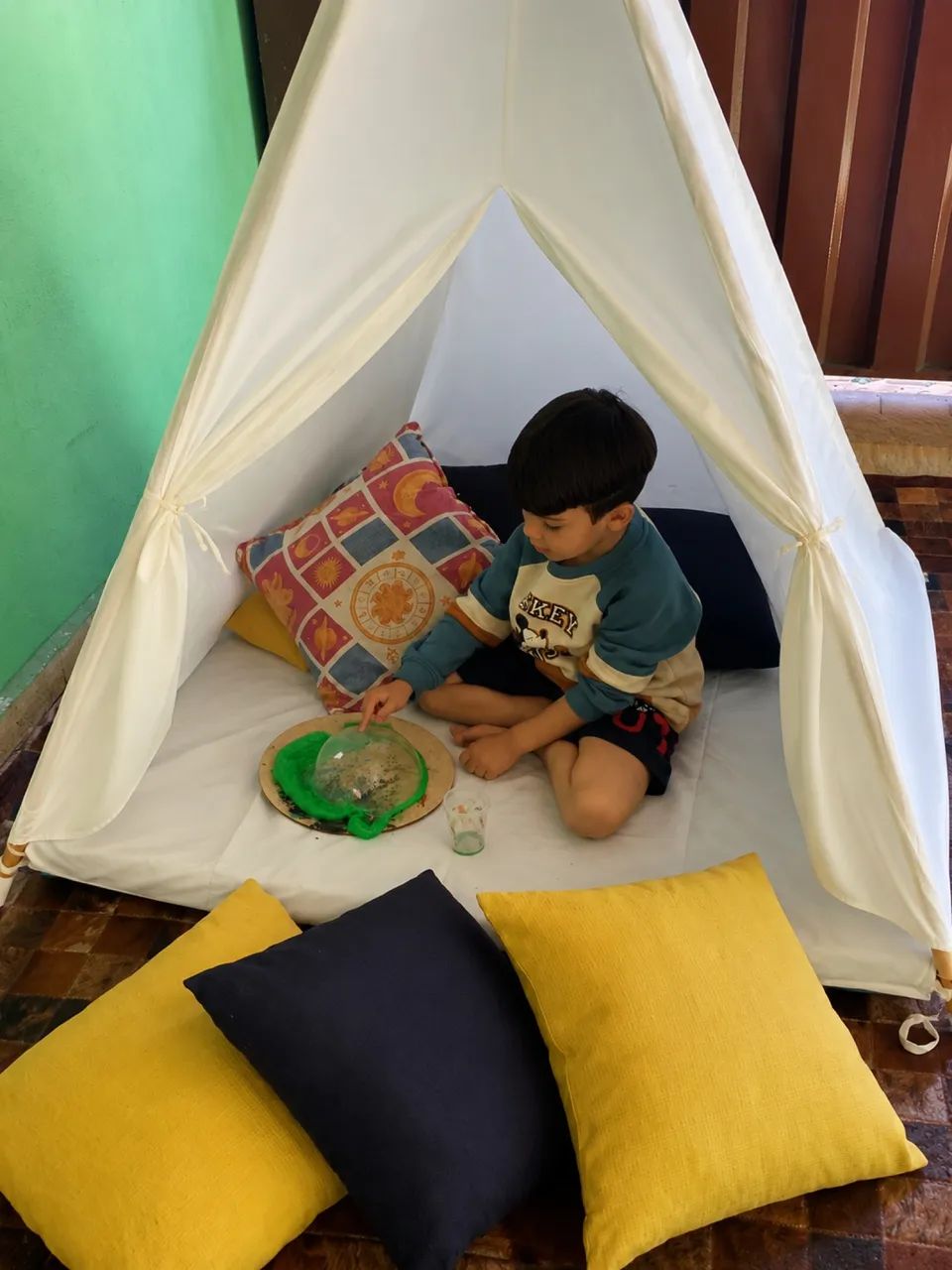 06 cabanas infantil tenda/90x90 - Foto 3