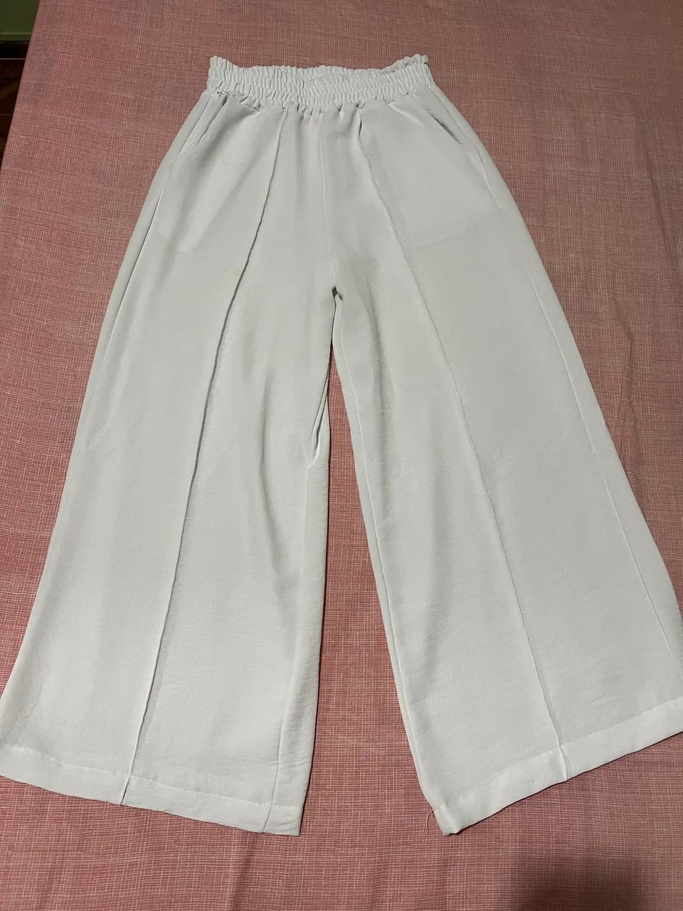 Calça pantalona duna branca