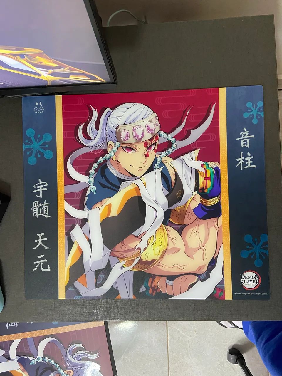 Mouse pad de vidro - Demon Slayer - Foto 3