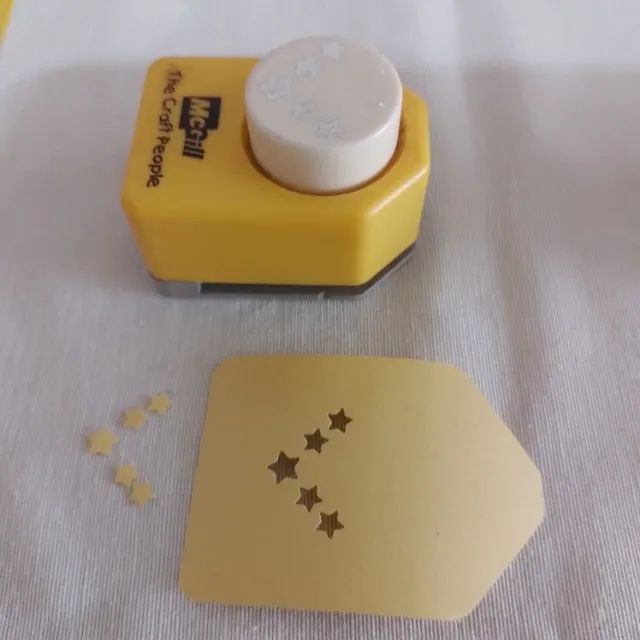 Furadores para papel cantoneira redonda e estrelas - Foto 3