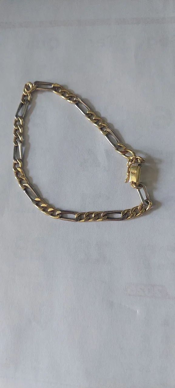 Pulseira ouro 2 cores - Foto 3