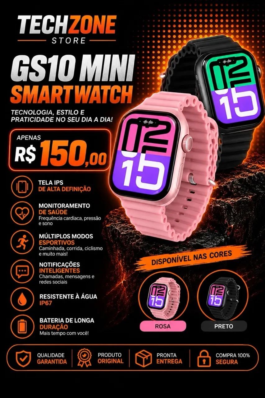 SMARTWATCH GS10 MINI - Foto 3