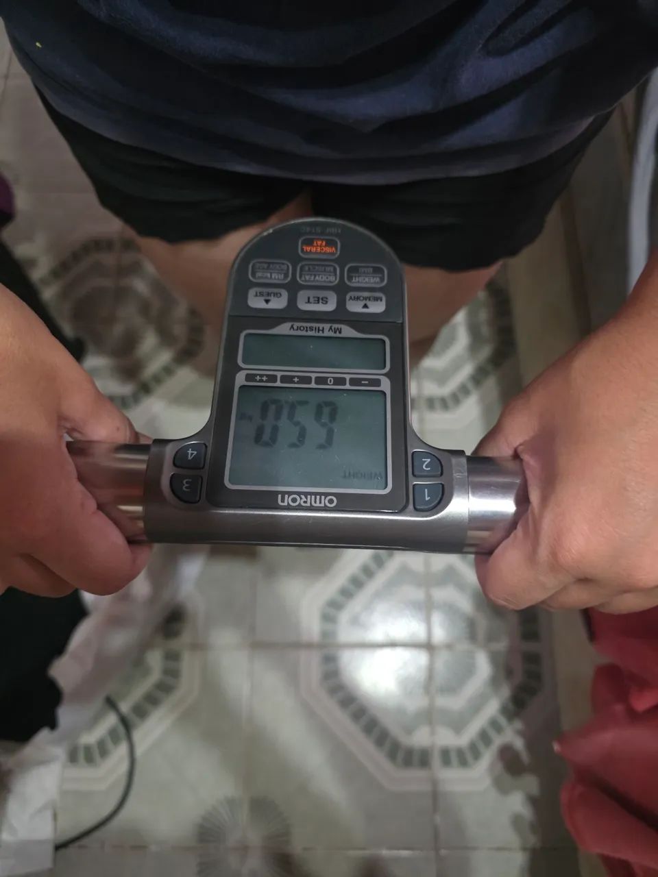 Balança de bioimpedância 