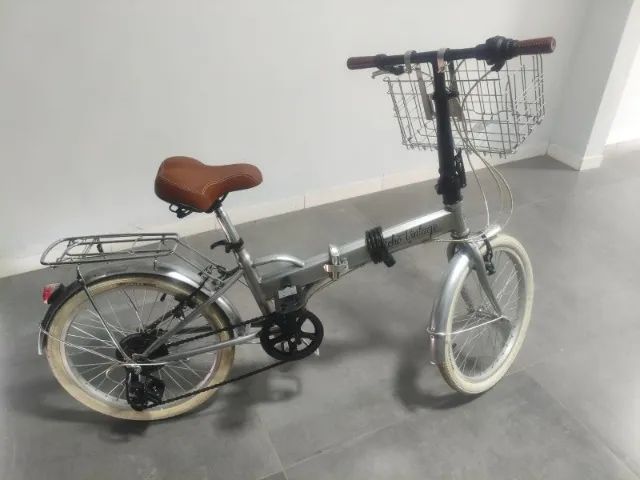  Bicicleta Dobrável Fenix Silver Echo Vintage - Foto 5