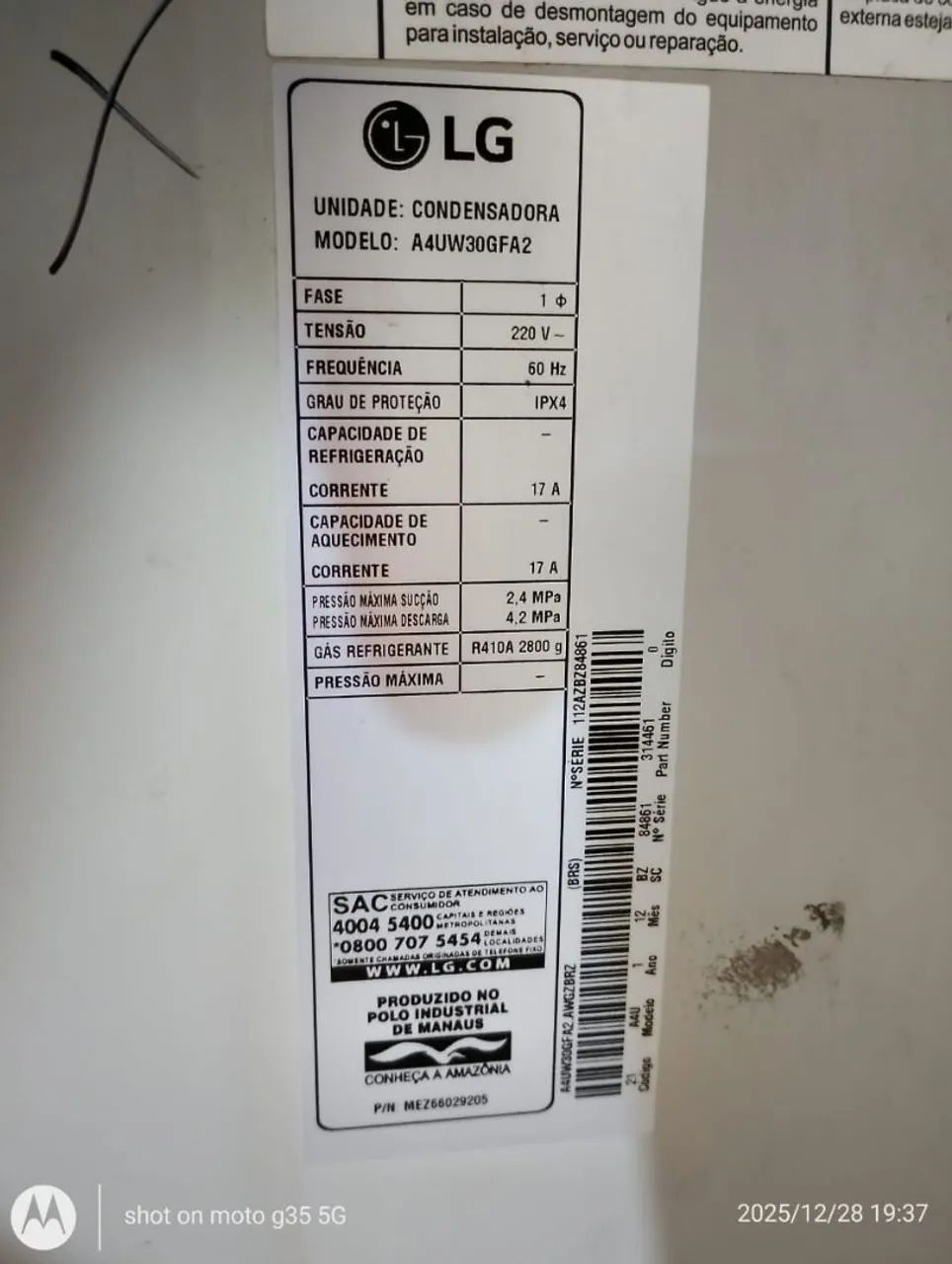 Ar condicionado Multi Split LG de 30.000 BTUS - Foto 2