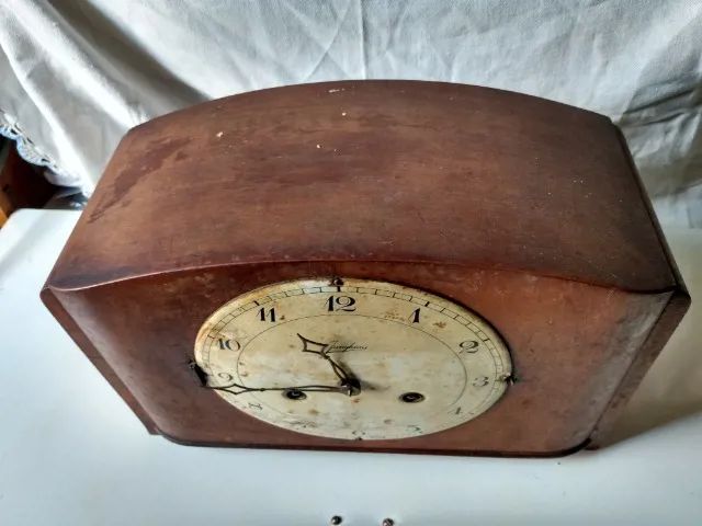  Relógio Antigo e Raro de Mesa Junghans - Foto 4
