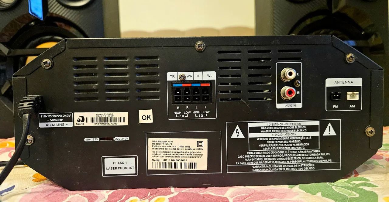 Sistema estéreo Bluetooth PHILIPS FX10 CD/MP3/USB de 230 W - Foto 3
