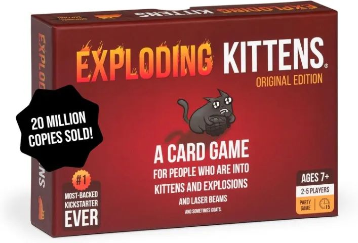  Jogo De Cartas Exploding Kittens - Galápagos (lacrado - Inglês)