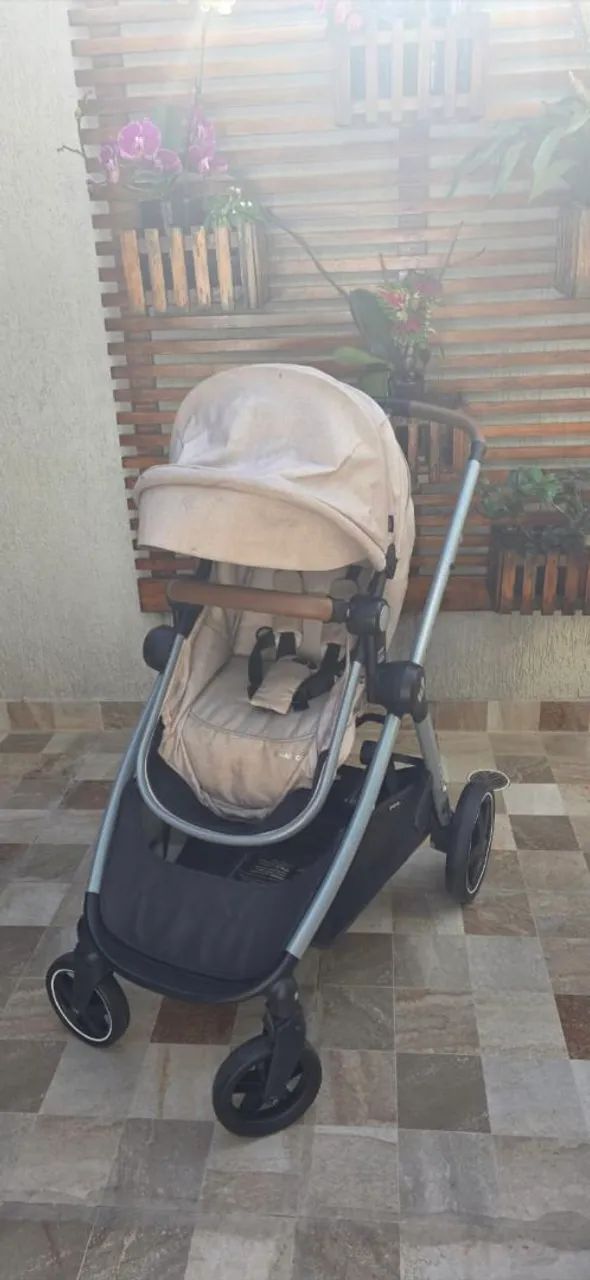 Carrinho bebe Maxi Cosi Anna com bebê conforto  - Foto 3