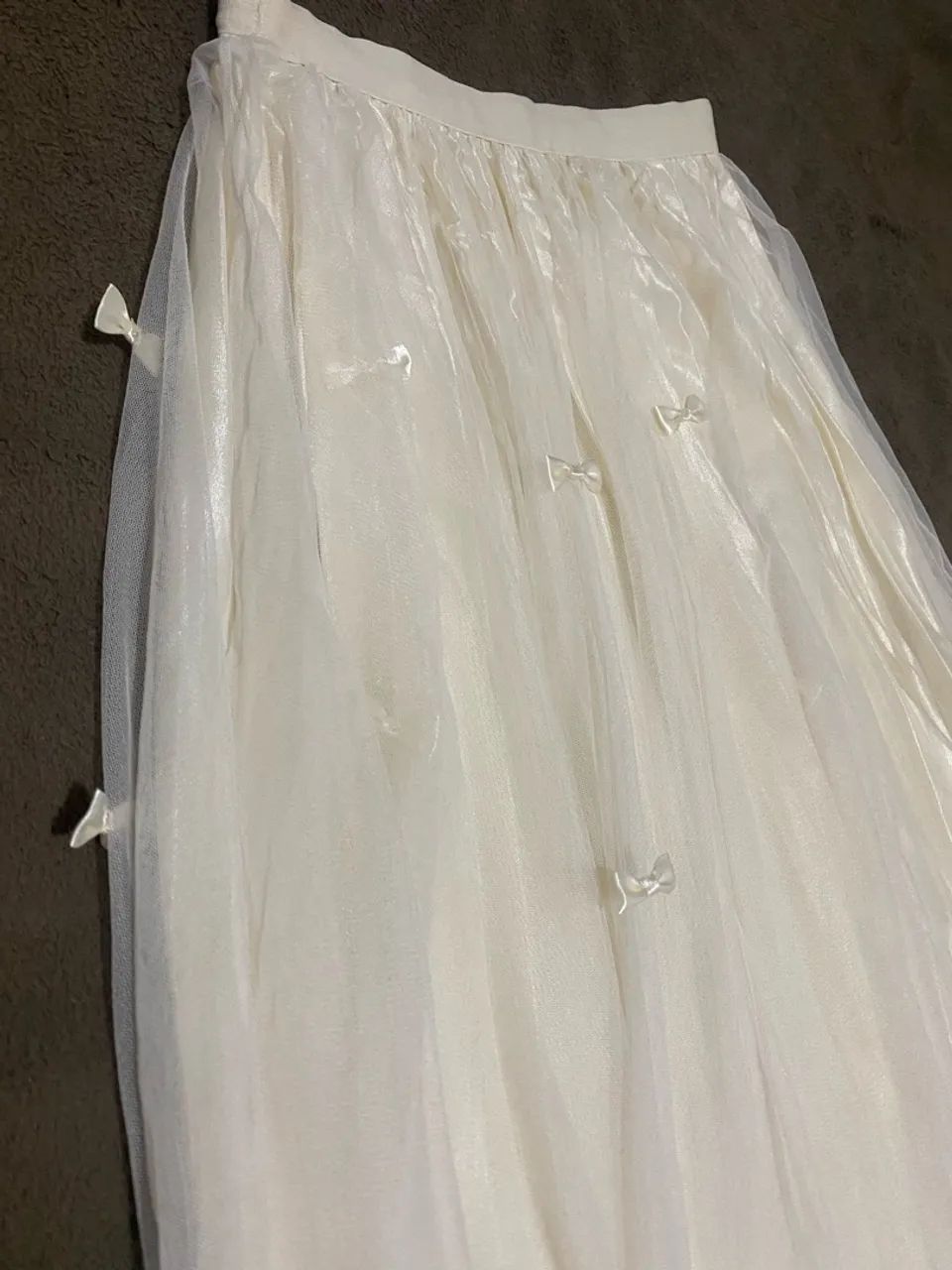 Saia de tule com laços  - Foto 3