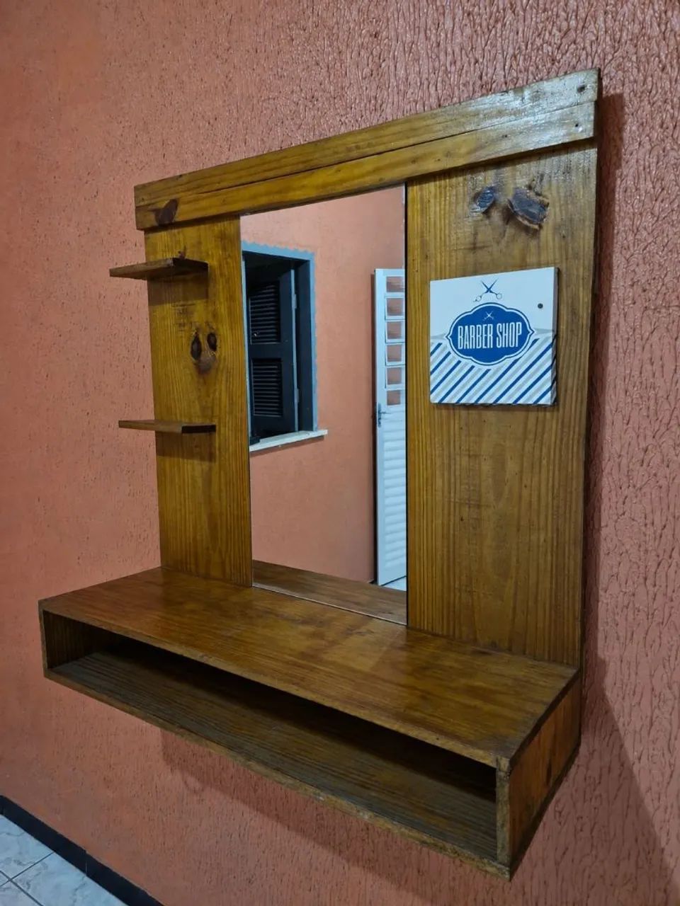 Bancada para barbearia 