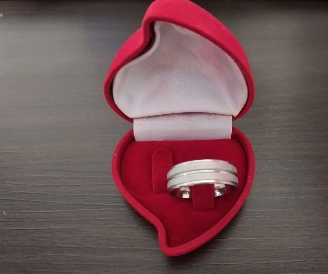 Aliança 8mm Aço Inox Prata