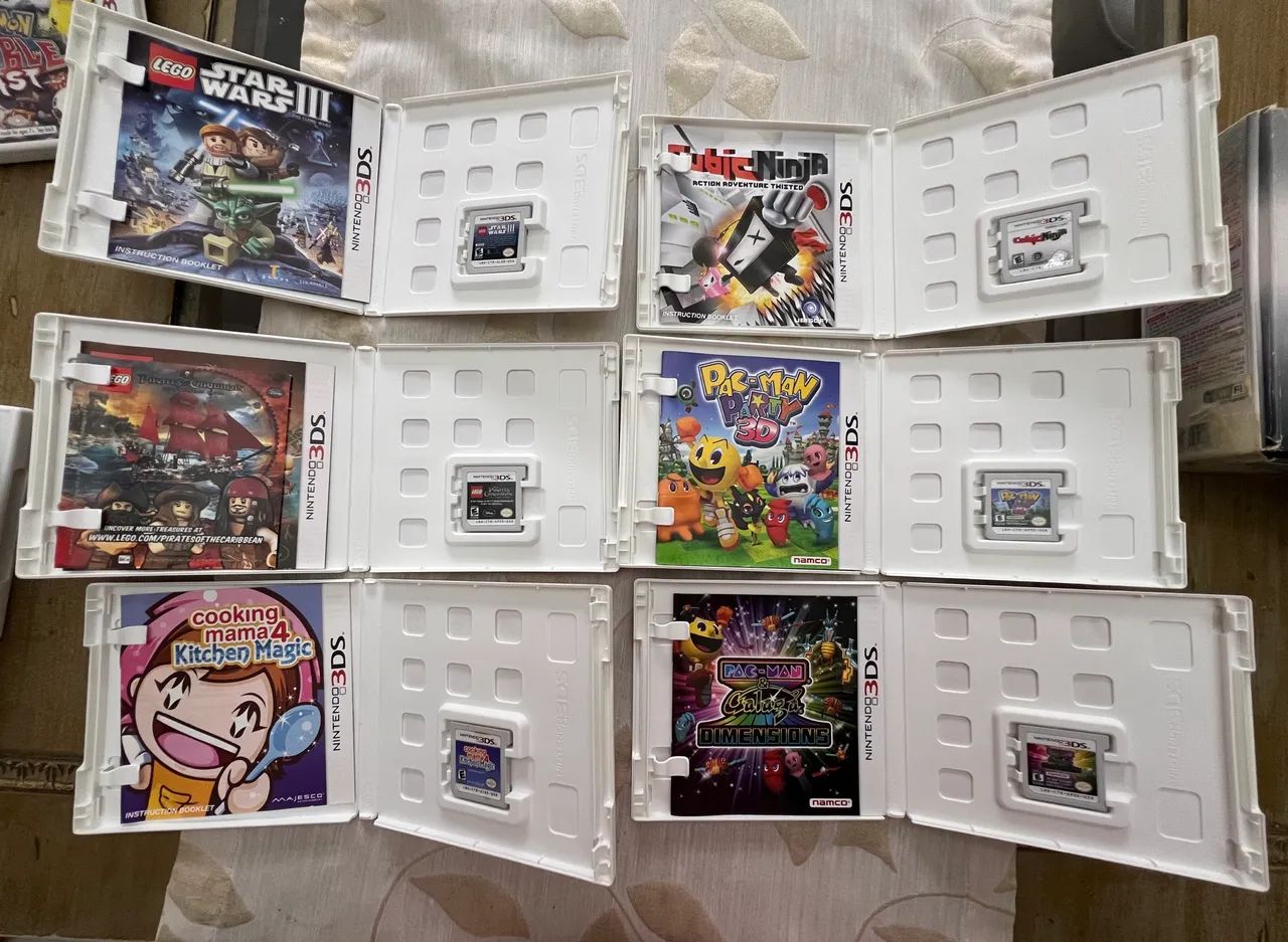 COMBO 6 jogos originais - Nintendo 3DS - Jogos de Vídeo Game