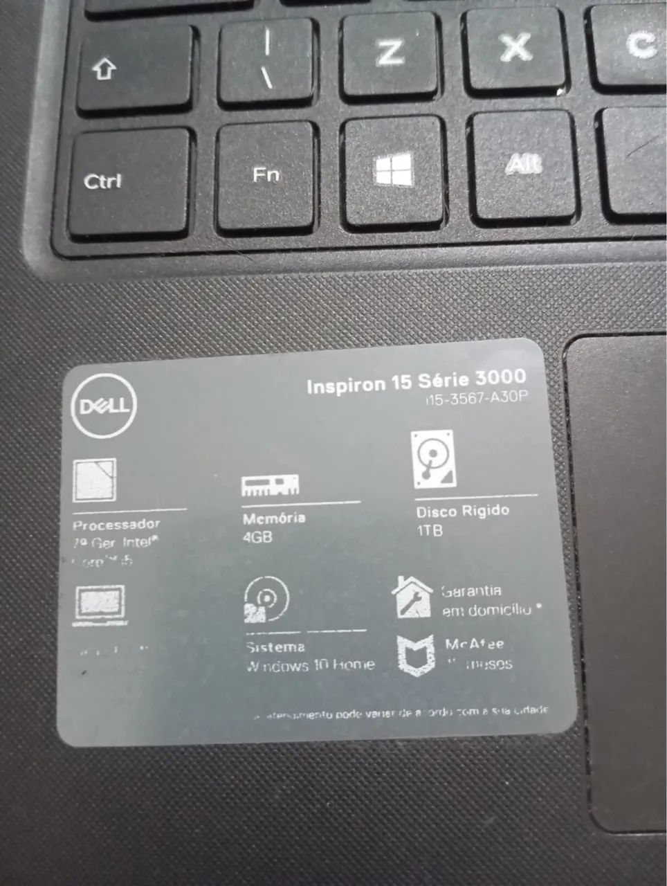Notebook Dell Inspiron