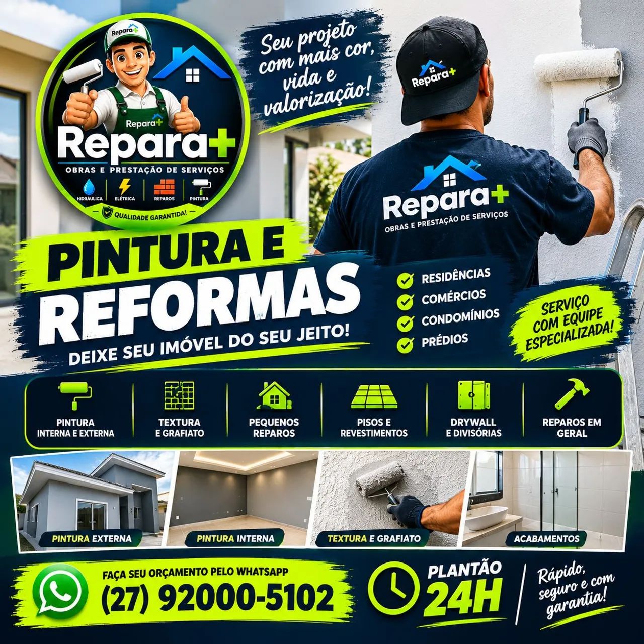 PINTURA E REFORMAS REPARA+<br>
