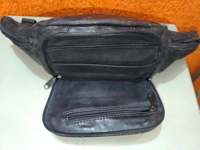 Pochete Modelo Militar de Couro Legítimo - Foto 3