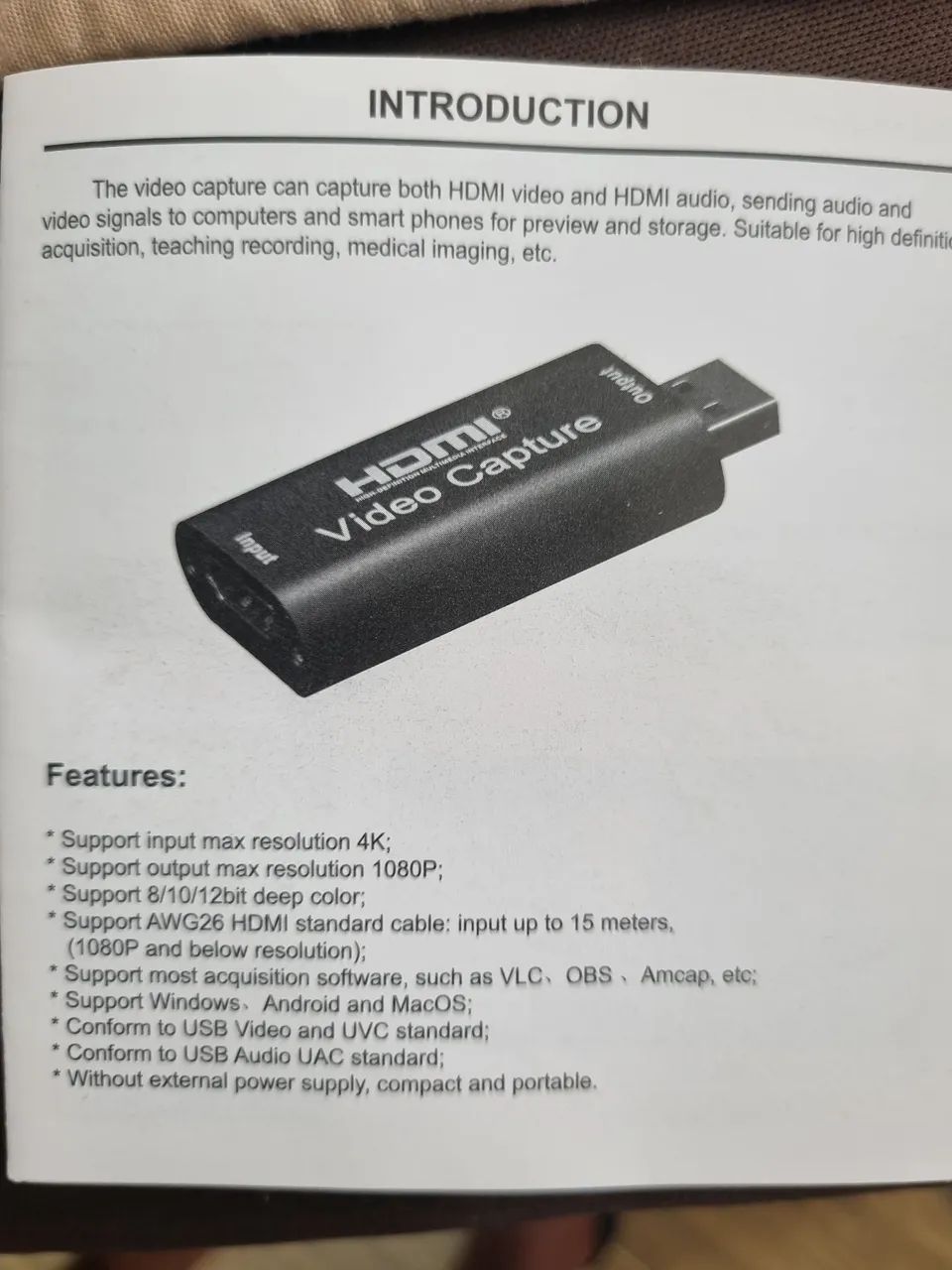 Placa Hdmi Captura de Video