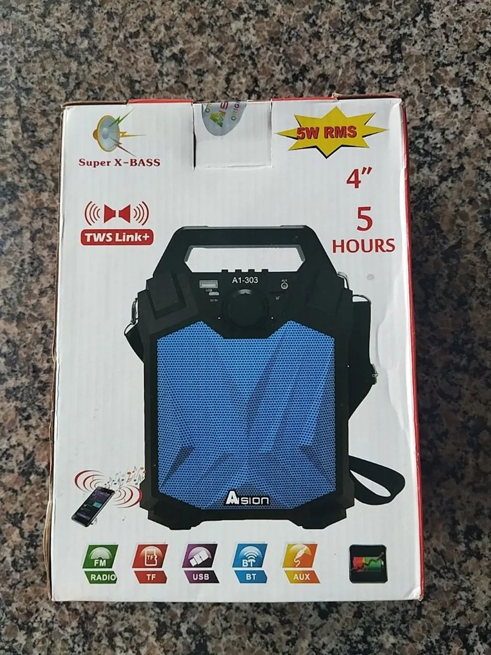 CAIXINHA DE SOM AISION BLUETOOTH 