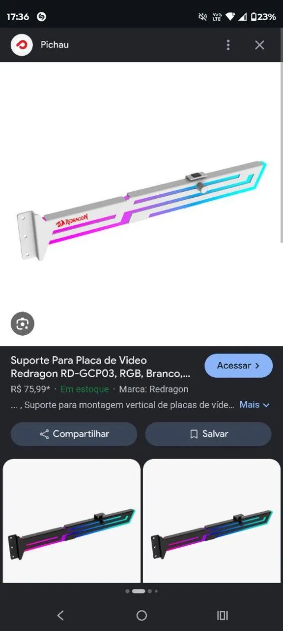 Suporte placa de vídeo Redragon - Foto 2