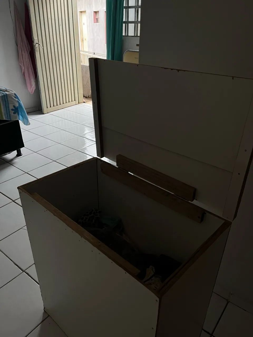 Baú MDF NAVAL branco