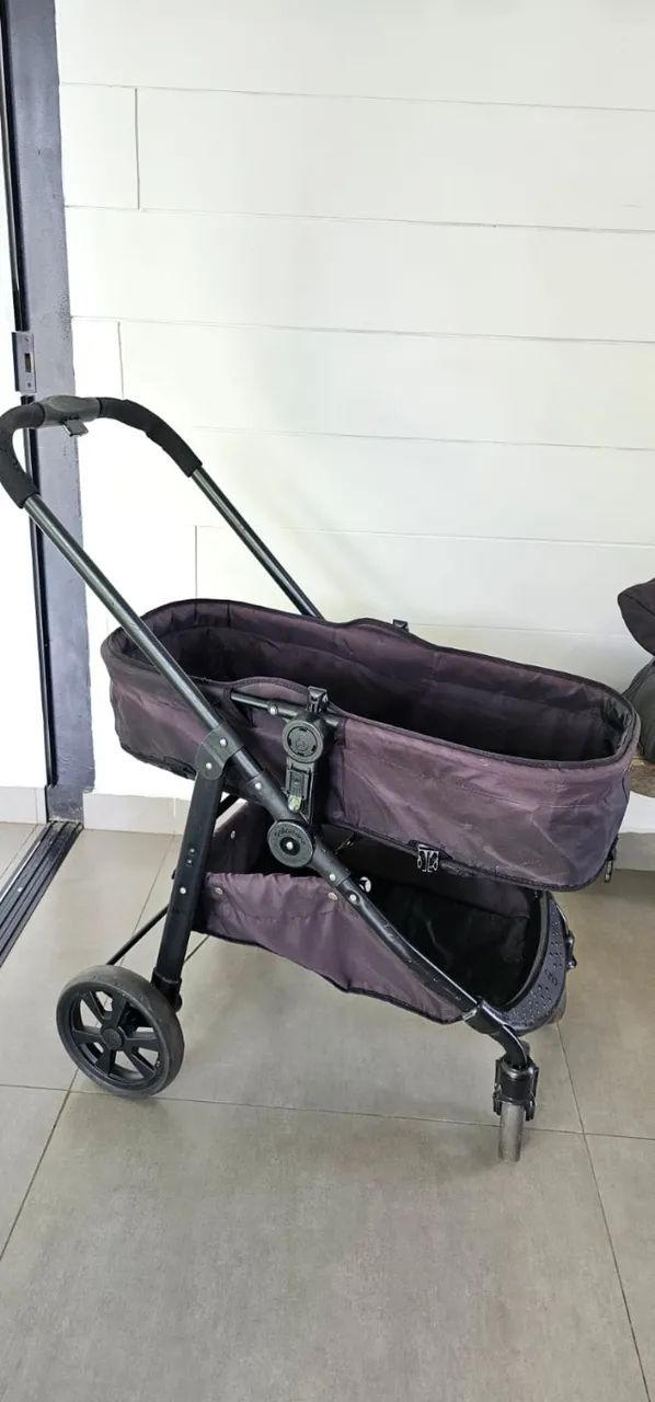 Carrinho de Bebê com bebê conforto Olympus Galzerano  - Foto 2