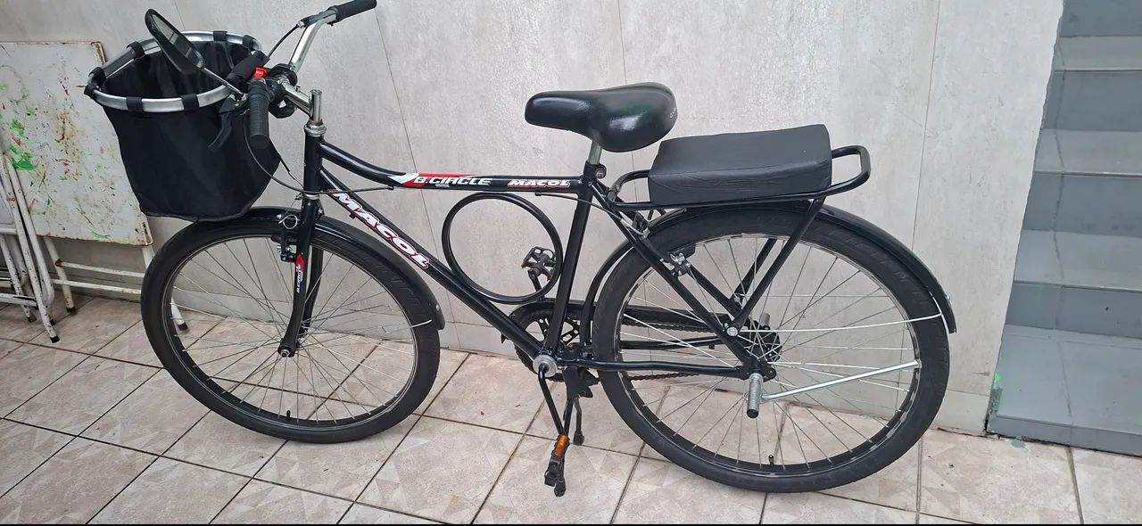 Bicicleta aro 26 barra circular