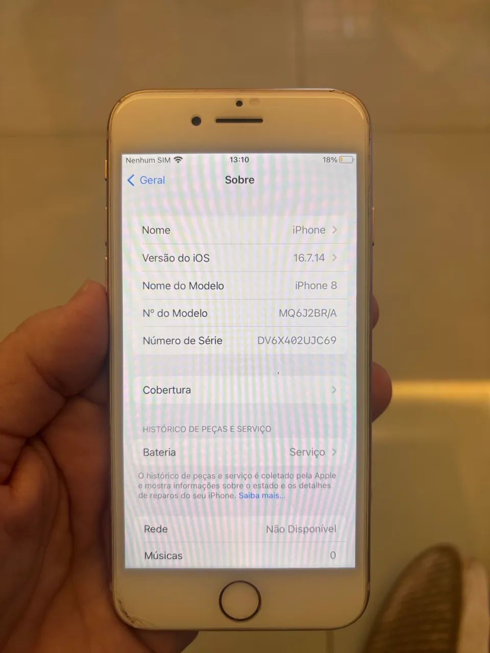 iPhone 8 usado perfeito estado , sem defeito  - Foto 2