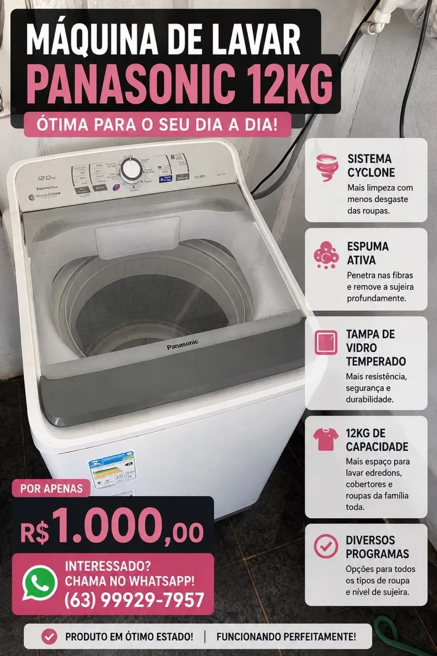 VENDO MÁQUINA DE LAVAR 
