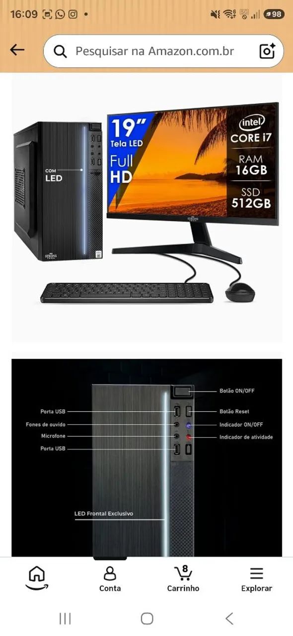 Computador completo Strong Tech - Foto 3